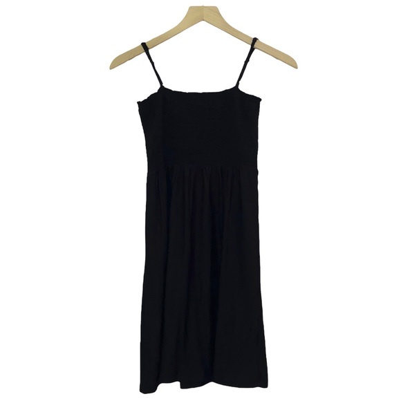 NWT Smocked Mini Dillards Black Dress Size XS - Picture 2 of 5